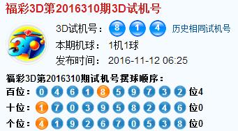 福彩3D今日开机号与试机号查询全攻略